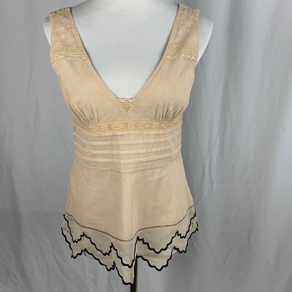 Tibi Tops - Tibi Sleeveless Lace Blouse